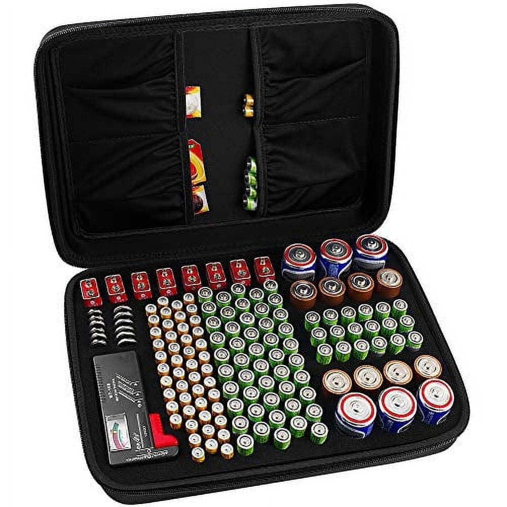 Comecase 148-Battery Organizer Storage Case with Tester: $20.99 Comecase 148-Battery Organizer Storage Case with Tester: $20.99