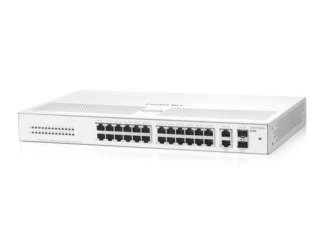 HPE Networking Instant On 1430 26-Port Gigabit SFP Switch: $189.99 HPE Networking Instant On 1430 26-Port Gigabit SFP Switch: $189.99