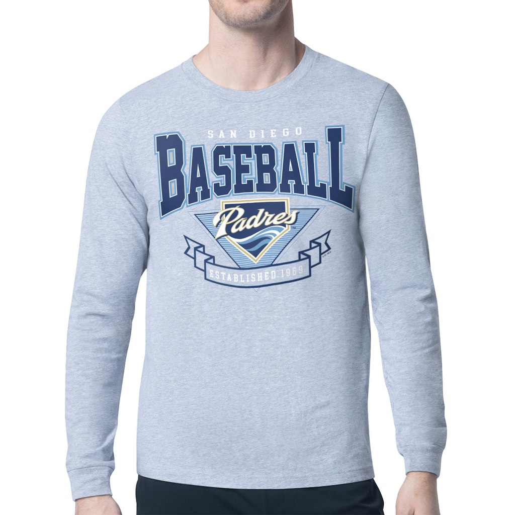 Starter San Diego Padres 80s Inspired Graphic Long Sleeve T-Shirt: $37.49 Starter San Diego Padres 80s Inspired Graphic Long Sleeve T-Shirt: $37.49