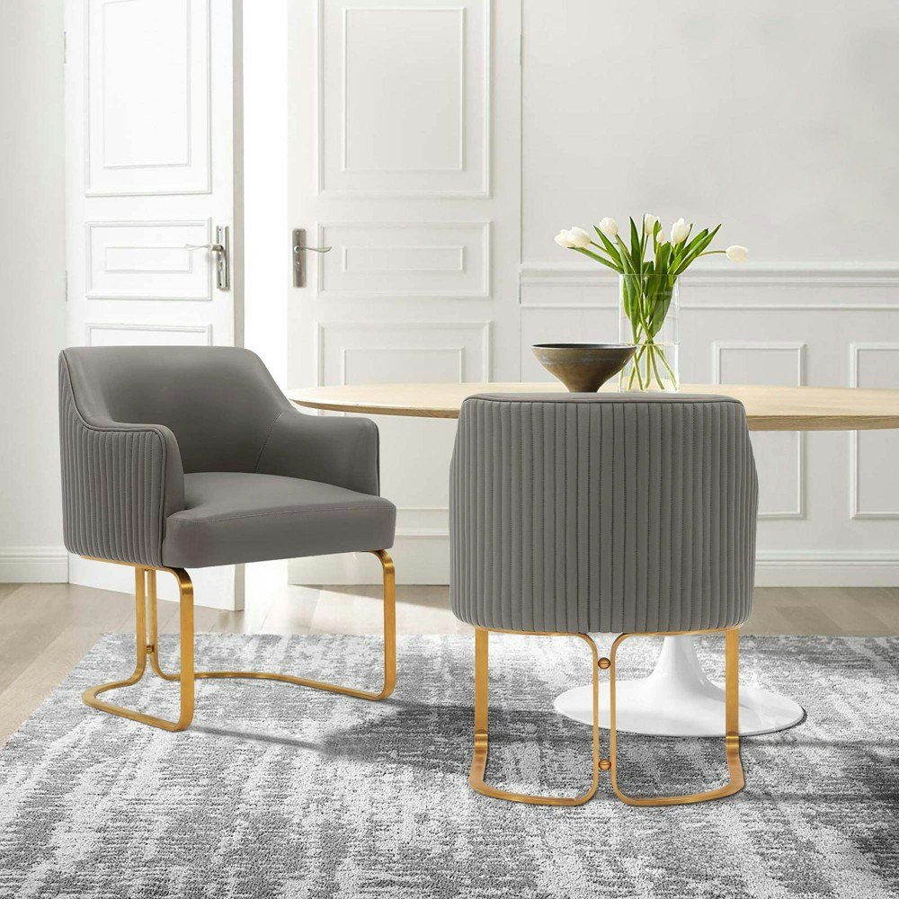 Manhattan Comfort Raya Leatherette Dining Armchair 2-Pack: $603.99 Manhattan Comfort Raya Leatherette Dining Armchair 2-Pack: $603.99