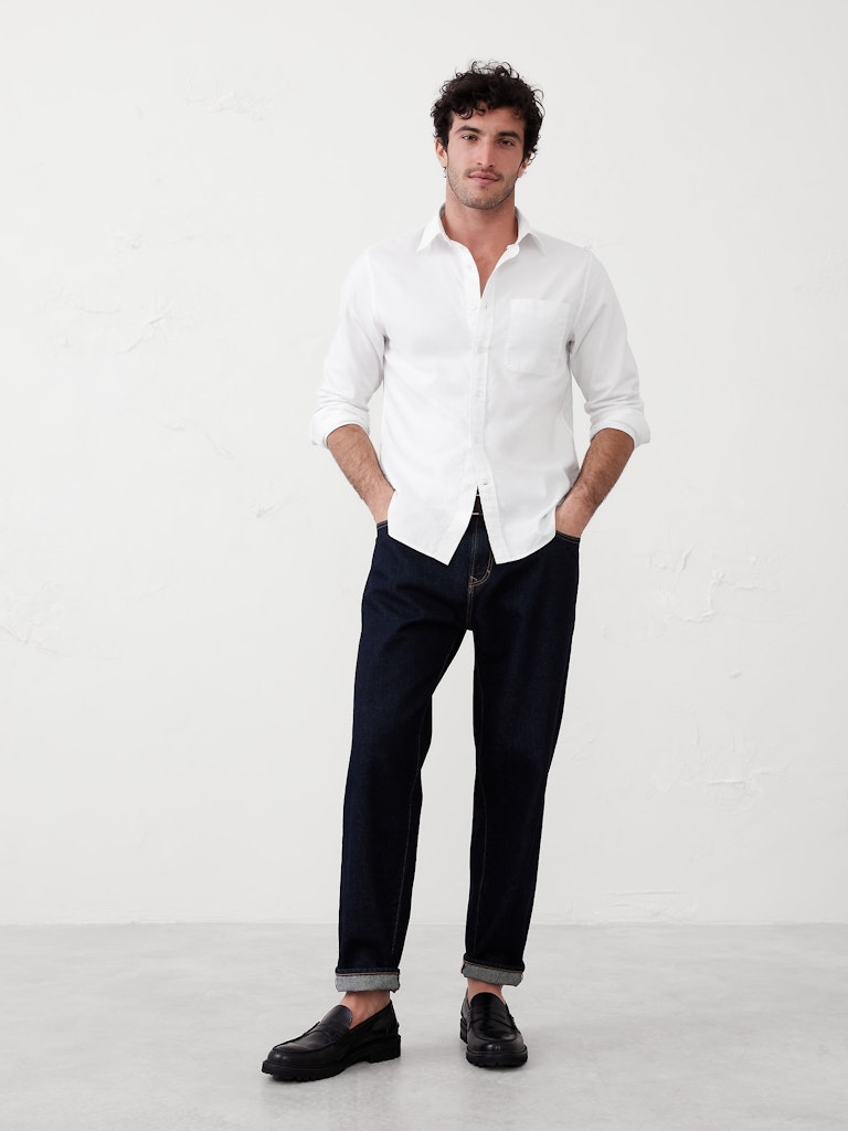 Slim-Fit Oxford Shirt: $35 Slim-Fit Oxford Shirt: $35