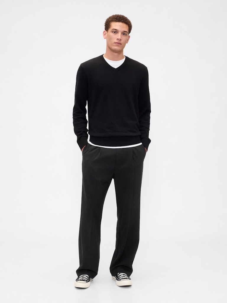 Relaxed Pleated Trousers: $27.99 Relaxed Pleated Trousers: $27.99
