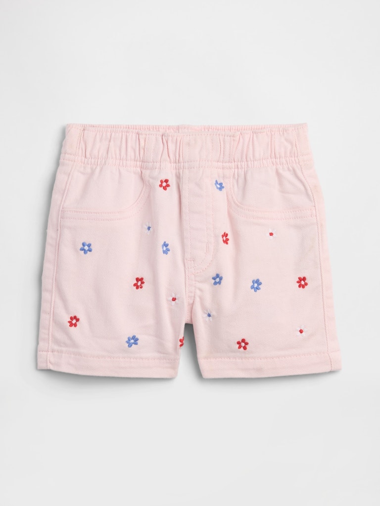 BabyGap Pull-On Embroidered Mom Jean Shorts: $11.99 BabyGap Pull-On Embroidered Mom Jean Shorts: $11.99