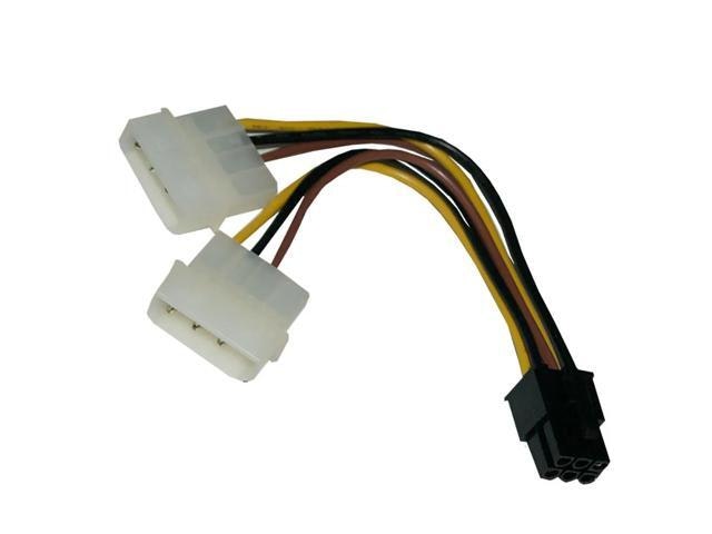 Molex to PCI-E 6-Pin Power Adapter Cable: $17.69 Molex to PCI-E 6-Pin Power Adapter Cable: $17.69