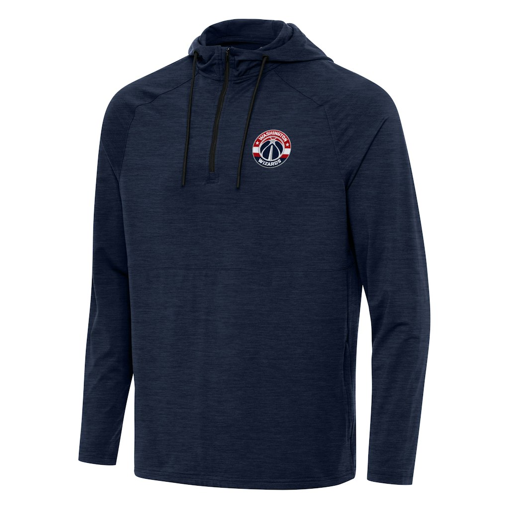Antigua Washington Wizards Raglan Quarter-Zip Hoodie: $114.99