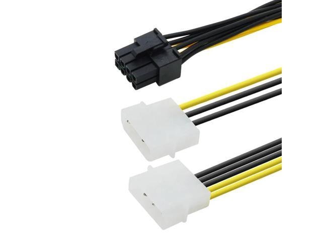Dual 4-pin Molex to 8-pin PCI Express Power Adapter Cable: $12.99 Dual 4-pin Molex to 8-pin PCI Express Power Adapter Cable: $12.99