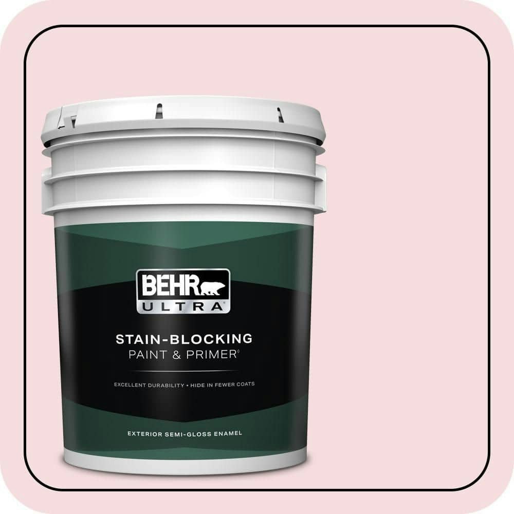 Blowing Kisses Semi-Gloss Enamel Exterior Paint and Primer 5-Gallon: $293 Blowing Kisses Semi-Gloss Enamel Exterior Paint and Primer 5-Gallon: $293