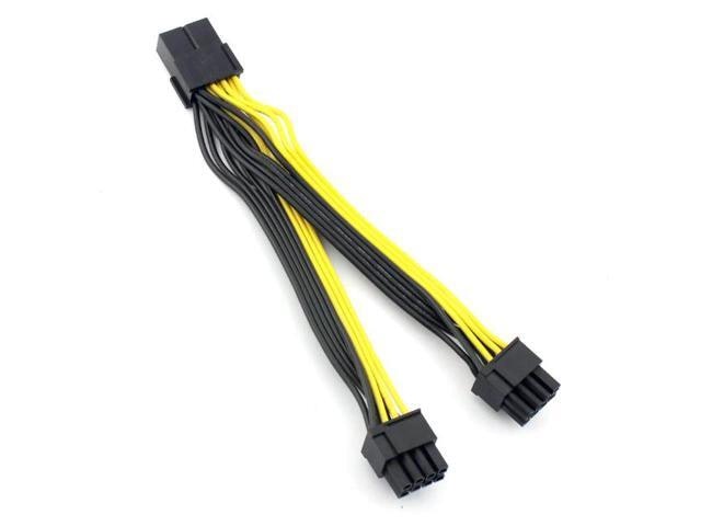PCI-E 8-Pin Female to Dual 8-Pin Male GPU Power Cable: $13.99 PCI-E 8-Pin Female to Dual 8-Pin Male GPU Power Cable: $13.99