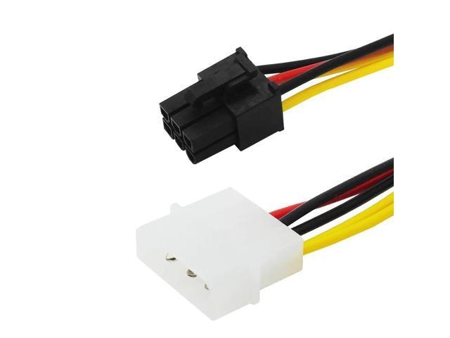 4-Pin Molex to 6-Pin PCI-E Power Adapter Cable: $14.72 4-Pin Molex to 6-Pin PCI-E Power Adapter Cable: $14.72