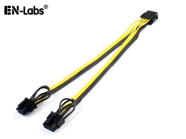 EnLabs PCIe 6-Pin to Dual 8-Pin Power Splitter Cable: $10.49 EnLabs PCIe 6-Pin to Dual 8-Pin Power Splitter Cable: $10.49