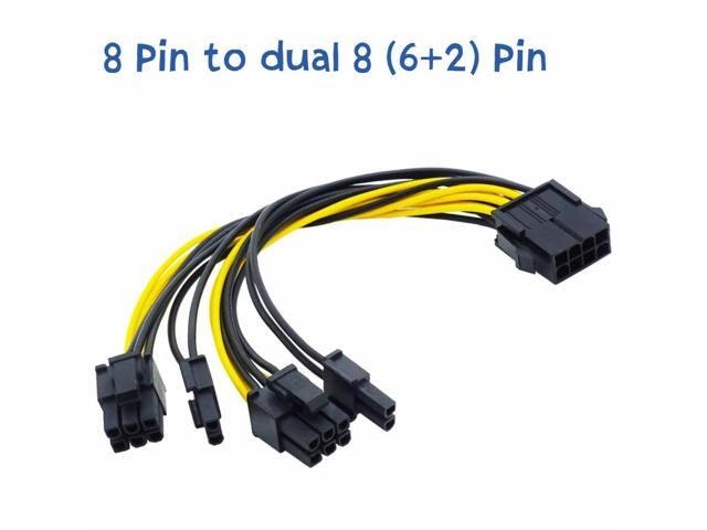 8-Pin to Dual 8-Pin PCIe Graphics Card Power Splitter Cable: $16.16 8-Pin to Dual 8-Pin PCIe Graphics Card Power Splitter Cable: $16.16