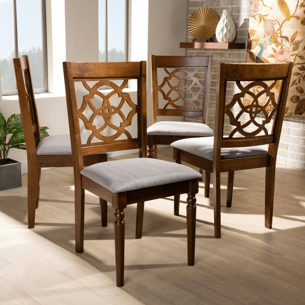 Baxton Studio Lylah Dining Chair 4-Pack: $239.99 Baxton Studio Lylah Dining Chair 4-Pack: $239.99