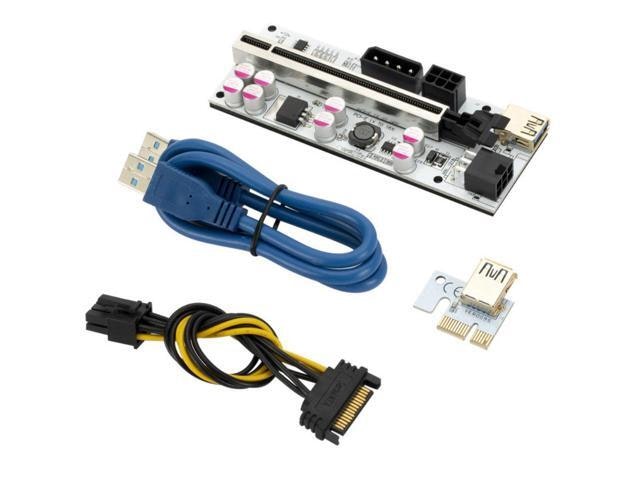 PCI-E 1x to 16x USB 3.0 Riser Card: $18.58 PCI-E 1x to 16x USB 3.0 Riser Card: $18.58