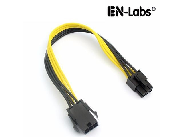 EnLabs 12-inch PCIe 6-Pin Male-to-Female Power Extension Cable: $8.59 EnLabs 12-inch PCIe 6-Pin Male-to-Female Power Extension Cable: $8.59