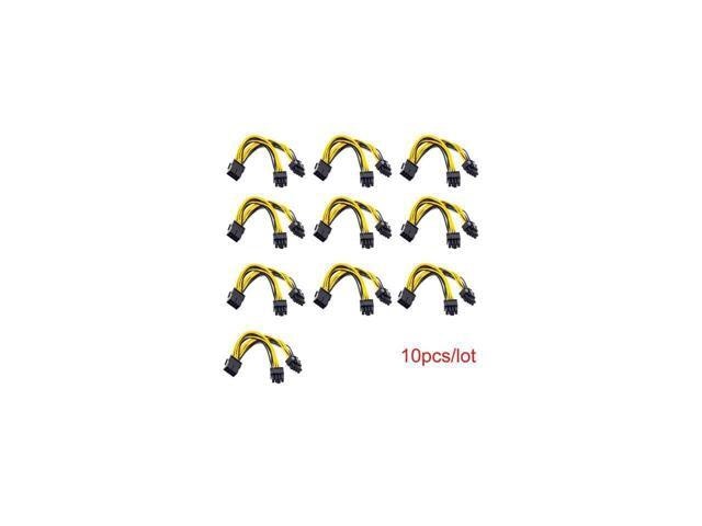 Bucier 20cm PCI-Express 8-Pin to Dual 8-Pin VGA Power Adapter Cable: $51.89