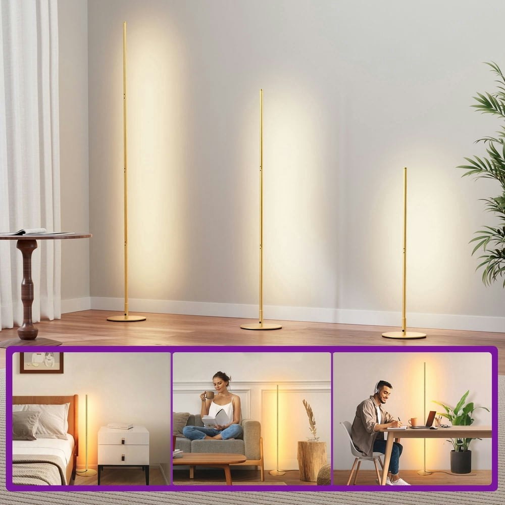 Edishine Dimmable LED Corner Floor Lamp: $35.99 Edishine Dimmable LED Corner Floor Lamp: $35.99
