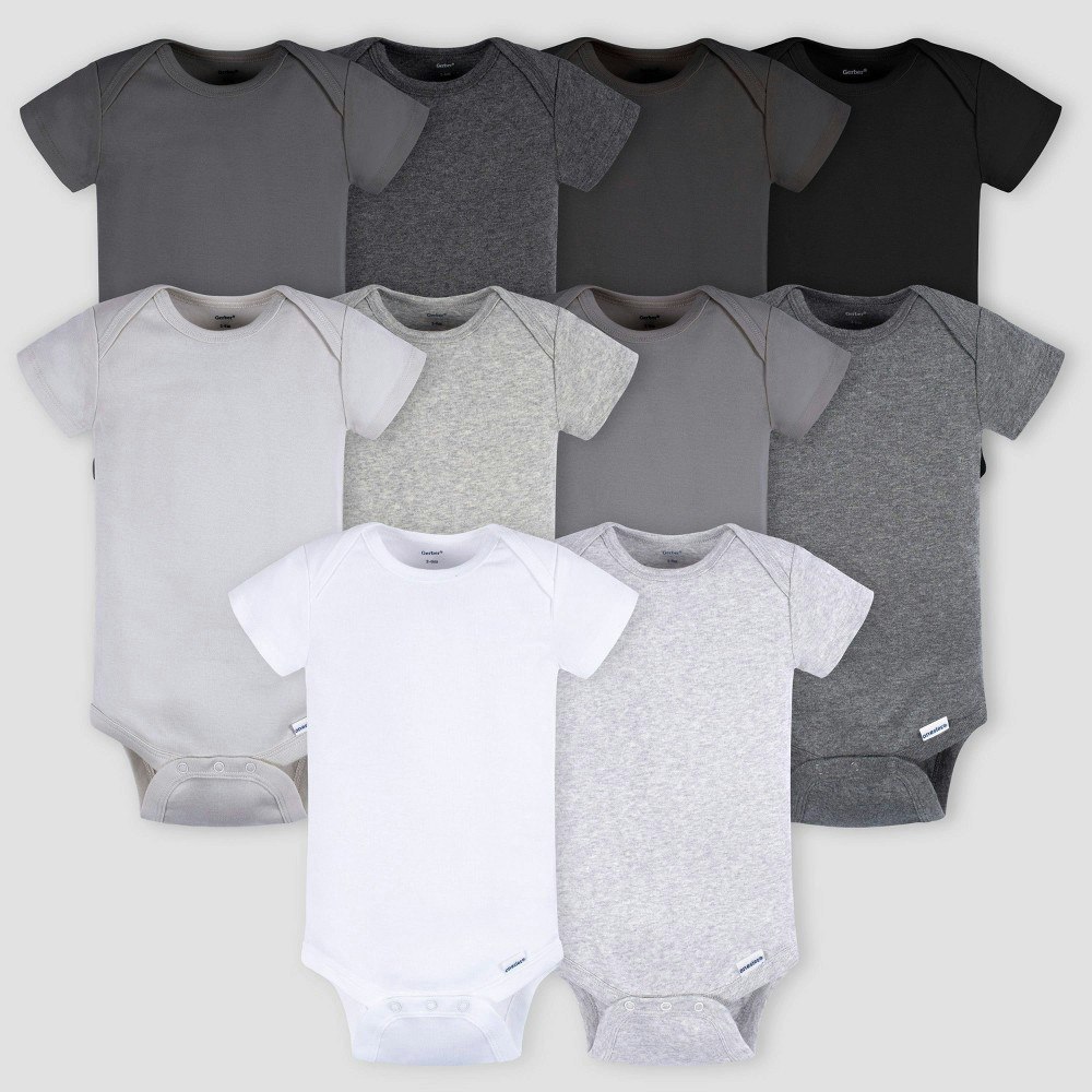 Gerber Baby Short Sleeve Bodysuit 10-Pack: $27 Gerber Baby Short Sleeve Bodysuit 10-Pack: $27