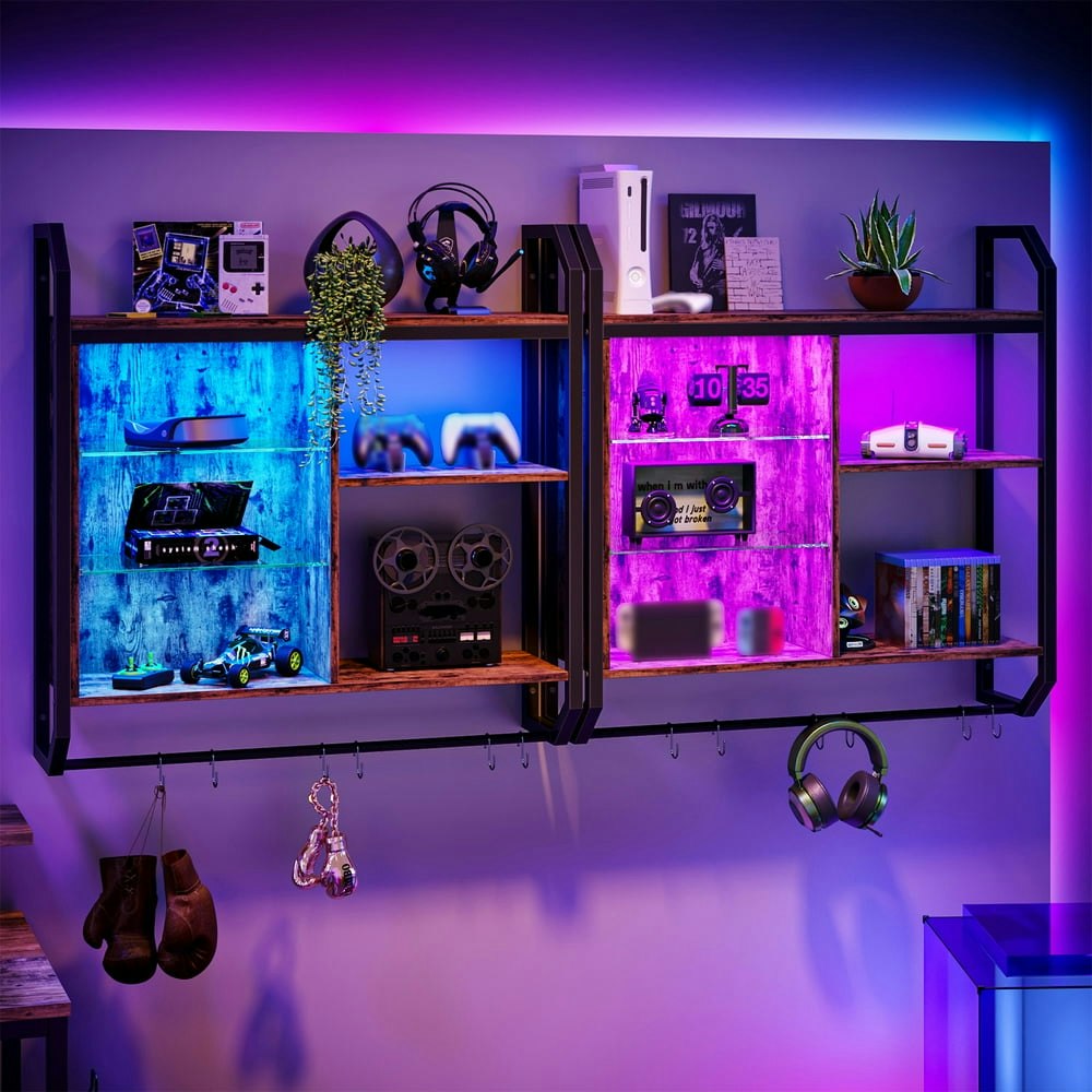 Bestier 33-inch LED Floating Wall Shelf: $72.19 Bestier 33-inch LED Floating Wall Shelf: $72.19