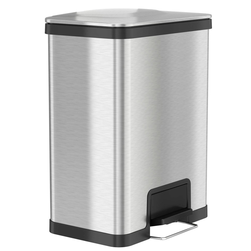 Halo 13-Gallon AirStep Stainless Steel Step Trash Can: $164.99 Halo 13-Gallon AirStep Stainless Steel Step Trash Can: $164.99