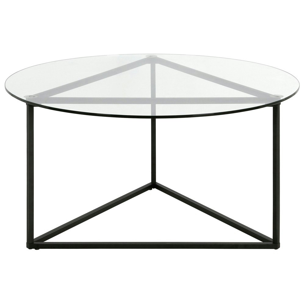 Hudson and Canal Berwick 35-inch Round Glass Coffee Table: $212.99 Hudson and Canal Berwick 35-inch Round Glass Coffee Table: $212.99