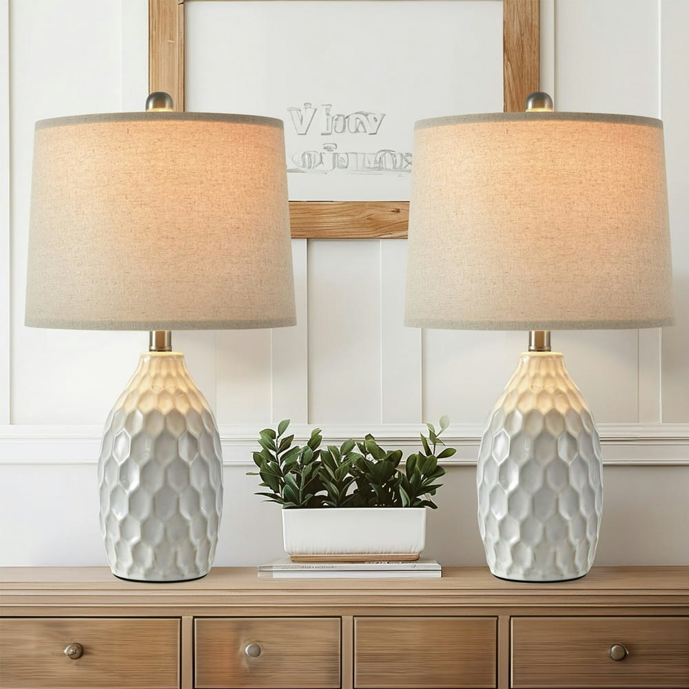 Oneach 21.5-Inch Modern Ceramic Table Lamp 2-Pack: $55.04 Oneach 21.5-Inch Modern Ceramic Table Lamp 2-Pack: $55.04