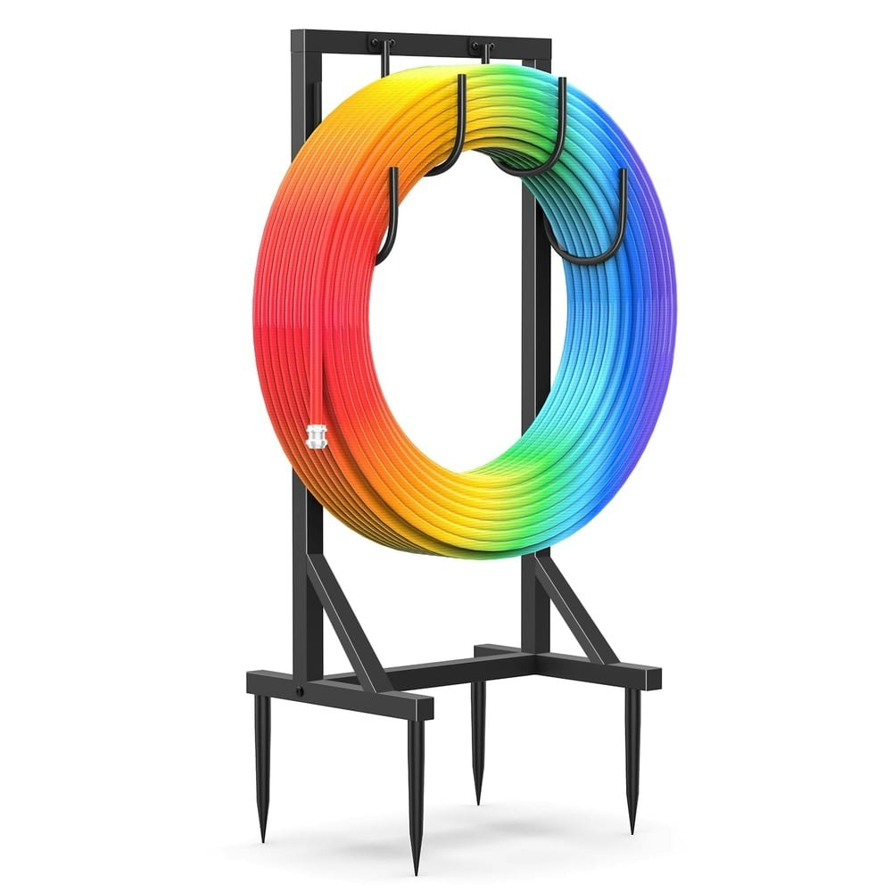 Yacona Freestanding Garden Hose Holder: $36.99 Yacona Freestanding Garden Hose Holder: $36.99