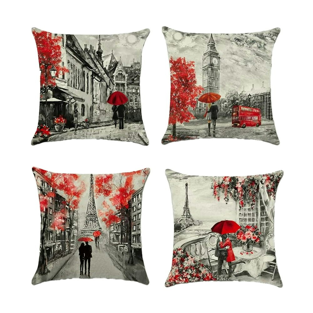 Sanmadrola 18"x18" Velvet Valentine's Day Pillow Covers 4-Pack: $9.90 Sanmadrola 18"x18" Velvet Valentine's Day Pillow Covers 4-Pack: $9.90