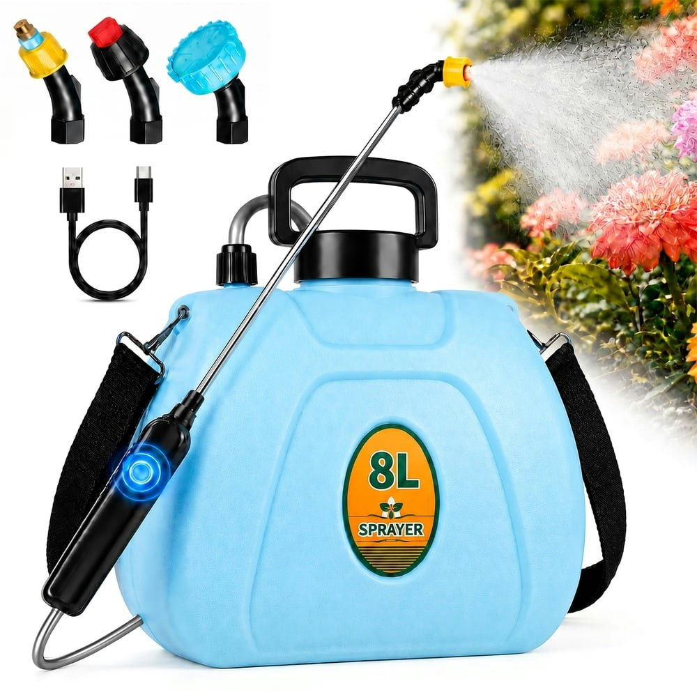Merryhome 2.1-Gallon Battery Powered Sprayer: $22.99