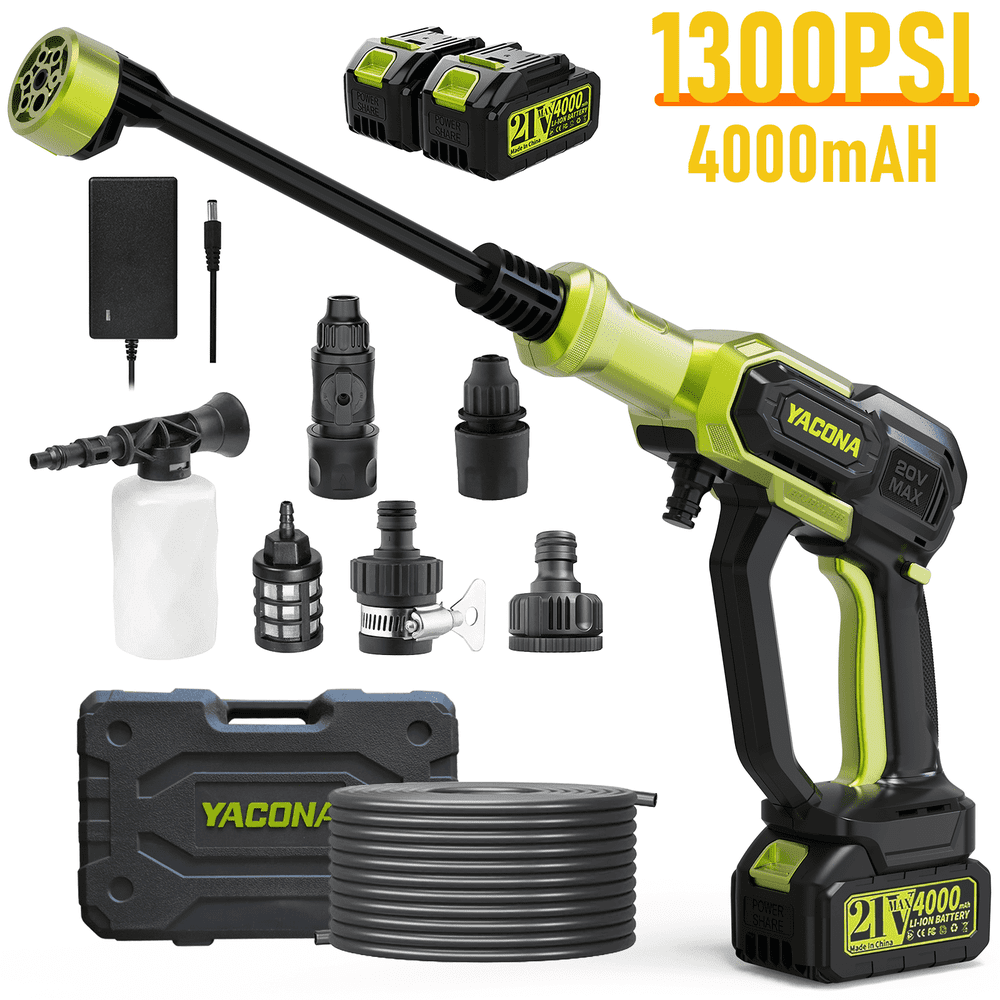 Yacona Cordless Pressure Washer: $56.89 Yacona Cordless Pressure Washer: $56.89