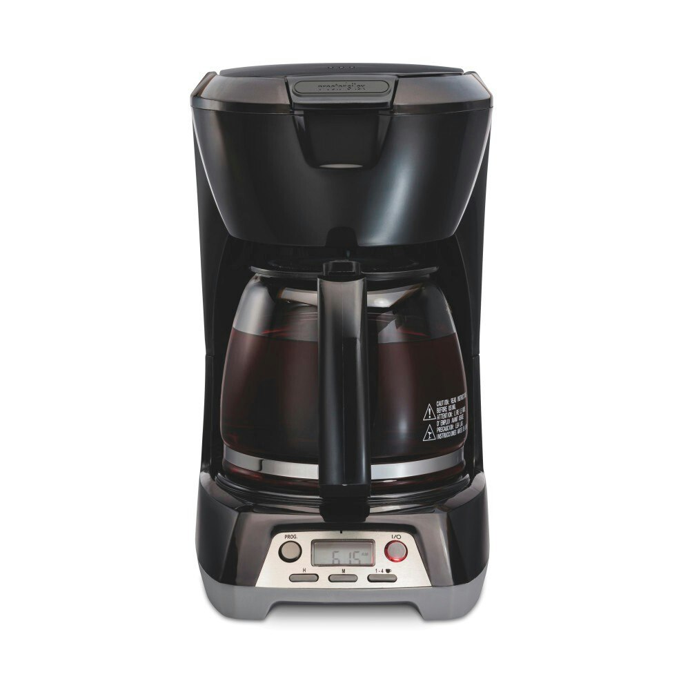 Proctor-Silex 12-Cup Programmable Drip Coffee Maker: $40.49
