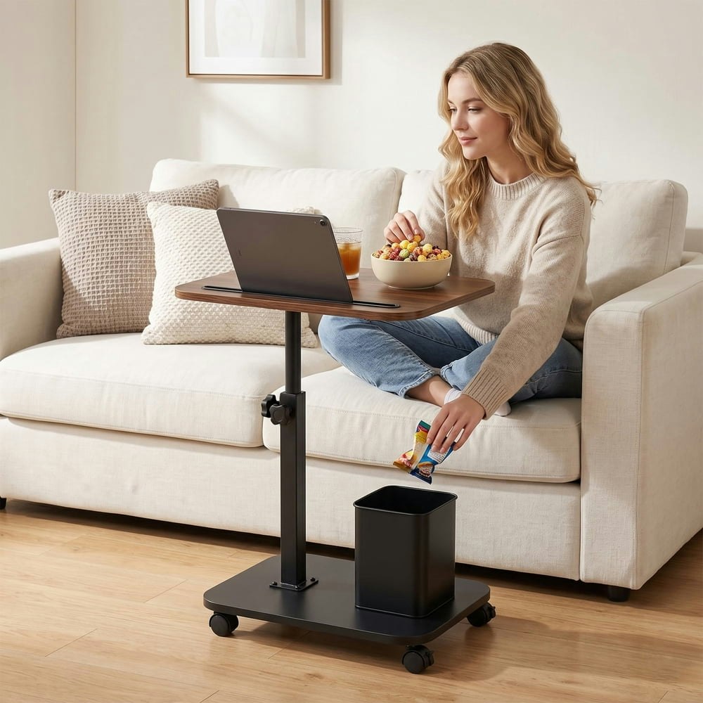 Ezby C-Shaped Swivel End Table: $28.59 Ezby C-Shaped Swivel End Table: $28.59