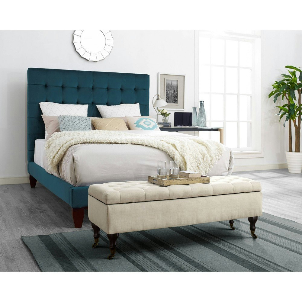 Collette Tufted Storage Bench: $202.99 Collette Tufted Storage Bench: $202.99