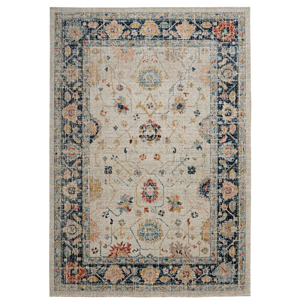 Linon 3'x5' Basalt Traditional Floral Area Rug: $77.99 Linon 3'x5' Basalt Traditional Floral Area Rug: $77.99