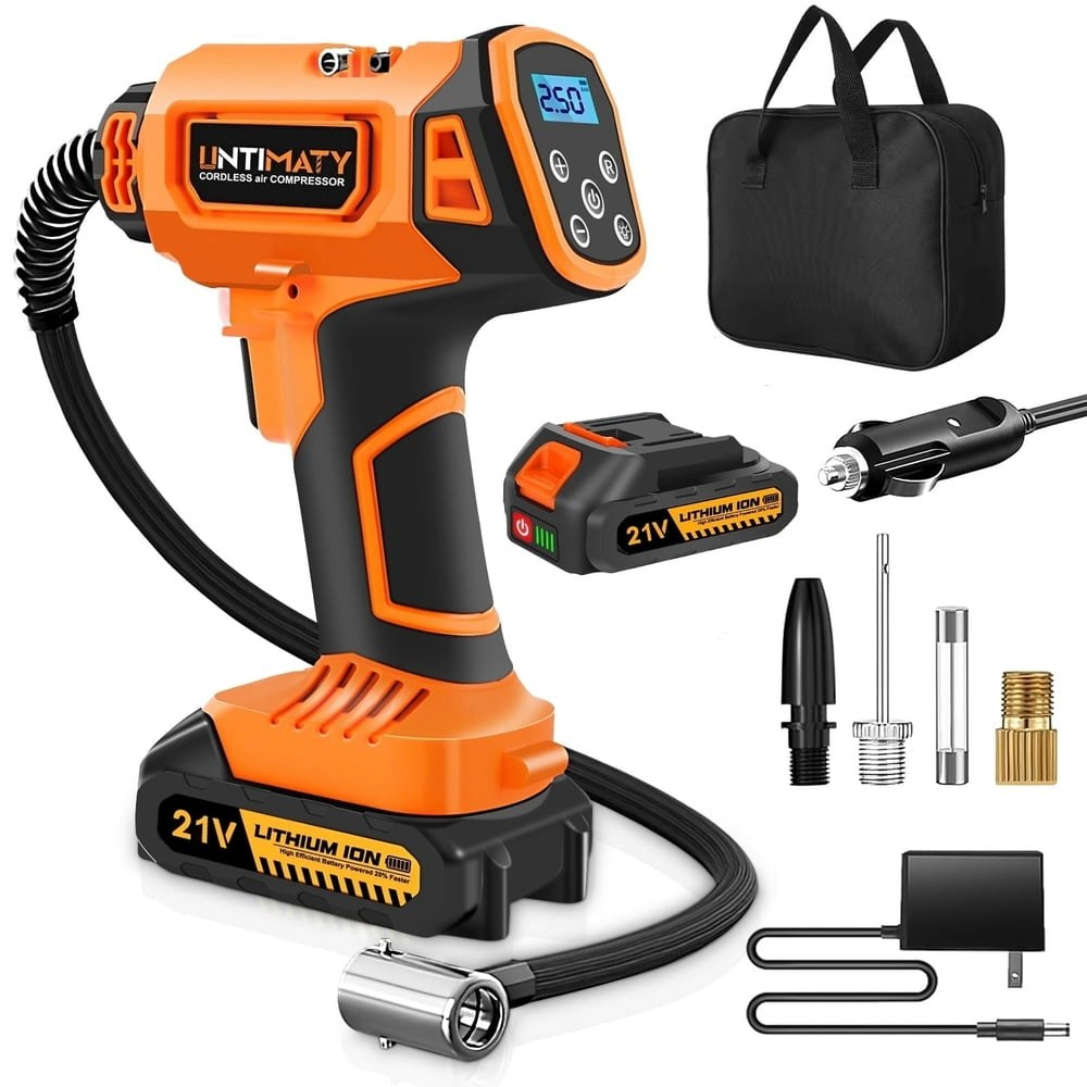 Untimaty 150-PSI Cordless Portable Air Compressor: $34.09 Untimaty 150-PSI Cordless Portable Air Compressor: $34.09