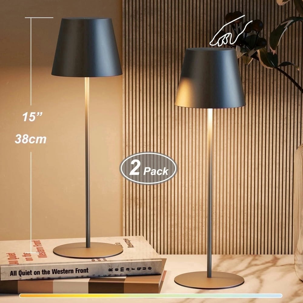 Postlucky 15-inch Cordless Table Lamp 2-Pack: $24.99 Postlucky 15-inch Cordless Table Lamp 2-Pack: $24.99