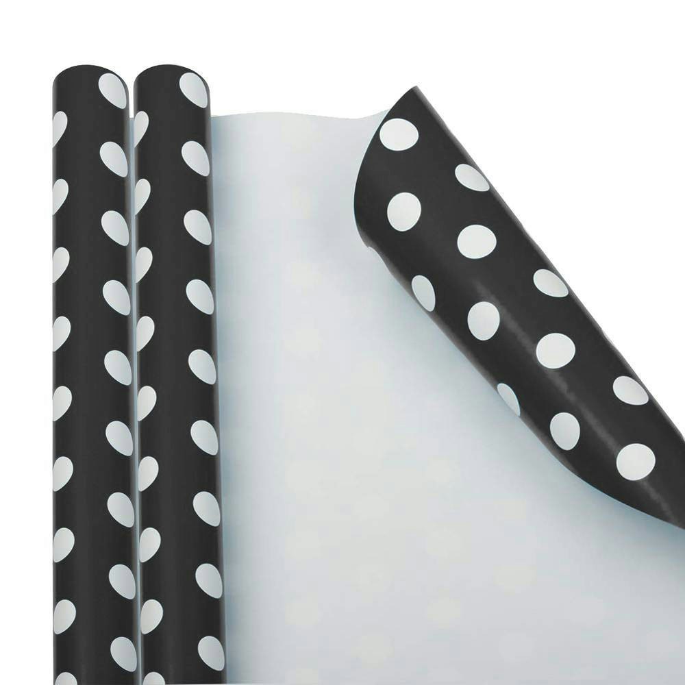 Jam Paper Dotted Gift Wrap Rolls 2-Pack: $21.99 Jam Paper Dotted Gift Wrap Rolls 2-Pack: $21.99