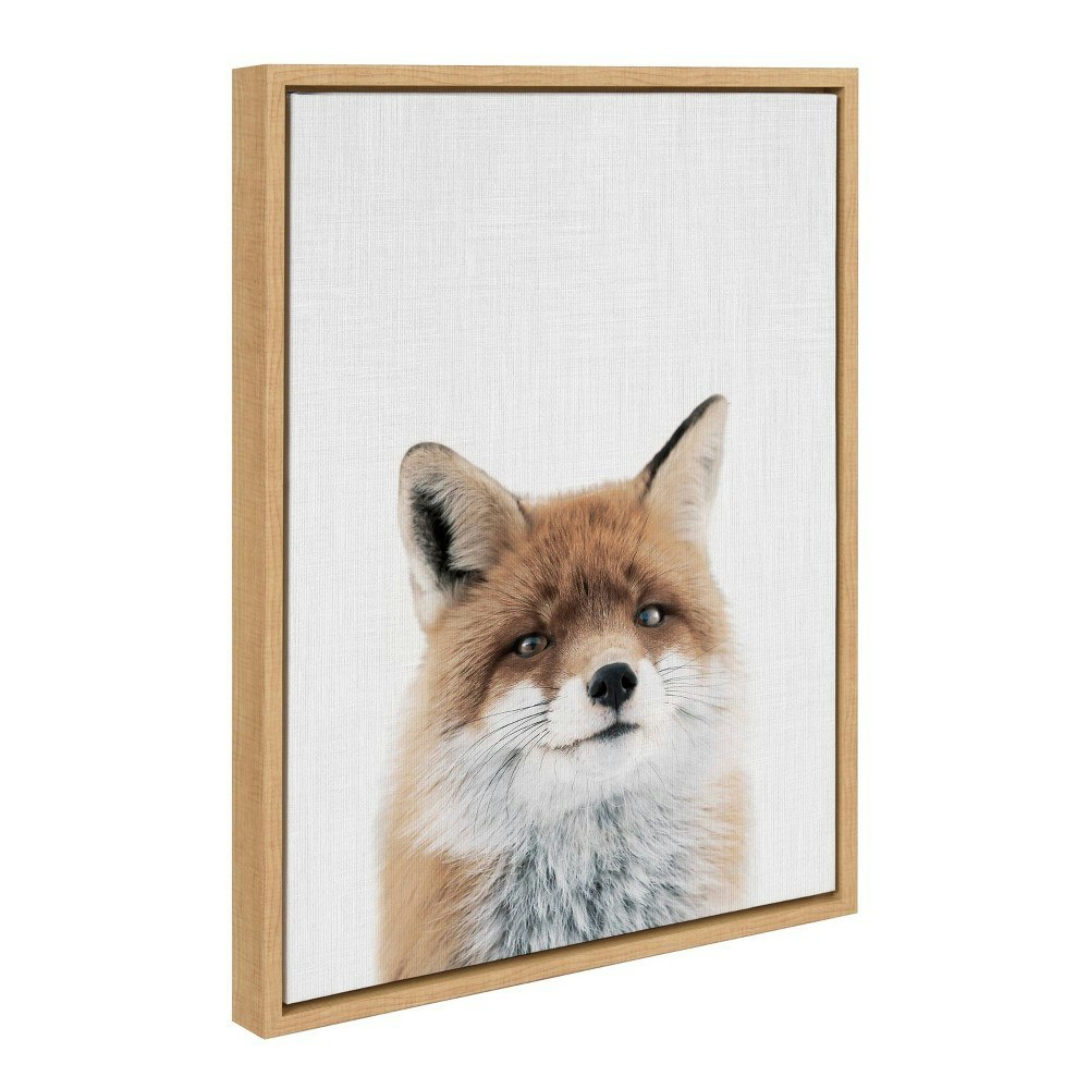 Sylvie Fox Framed Canvas Wall Art 18" x 24": $59.99 Sylvie Fox Framed Canvas Wall Art 18" x 24": $59.99