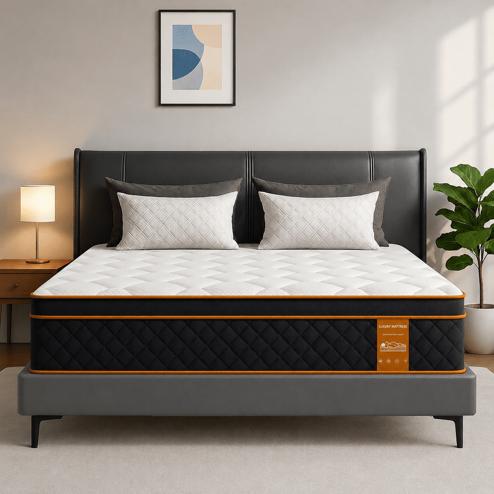 Quxpea 12-inch Queen Hybrid Memory Foam and Pocket Spring Mattress: $165.99