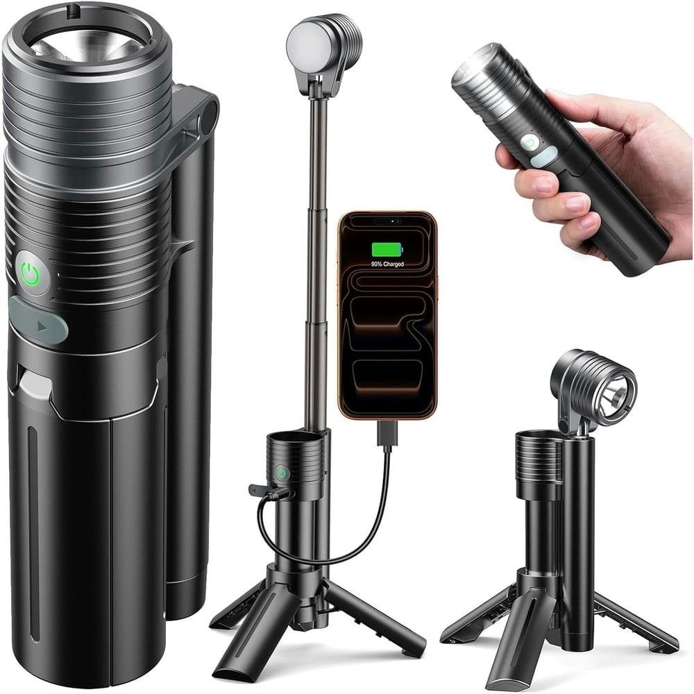 2-in-1 Rechargeable LED Flashlight and Camping Lantern: $27.79 2-in-1 Rechargeable LED Flashlight and Camping Lantern: $27.79