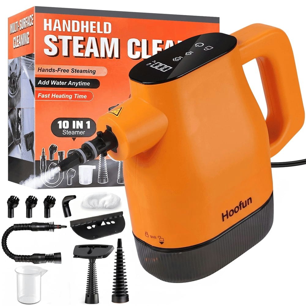 Kidsjoy 1,200W Handheld Steam Cleaner: $25.99