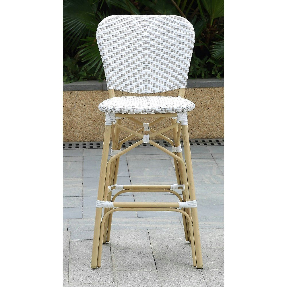 Aster Wicker Patio Bar Height Chairs 2-Pack: $799.99 Aster Wicker Patio Bar Height Chairs 2-Pack: $799.99