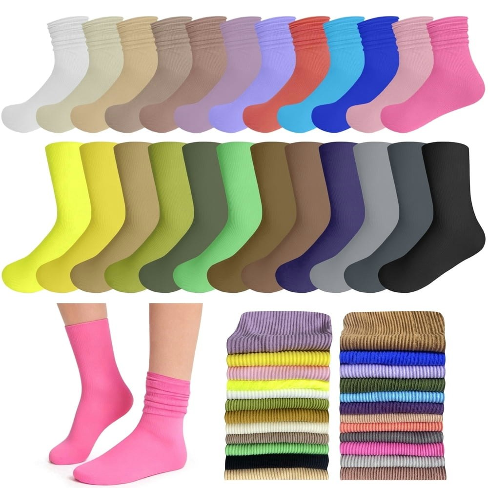 Sophproton Women's Crew Socks 24-Pack: $14.99