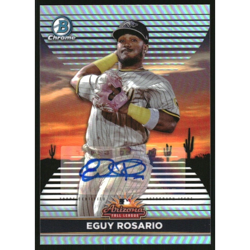 2022 Bowman Chrome AFL Fall Stars Eguy Rosario Autograph Card: $13.50 2022 Bowman Chrome AFL Fall Stars Eguy Rosario Autograph Card: $13.50