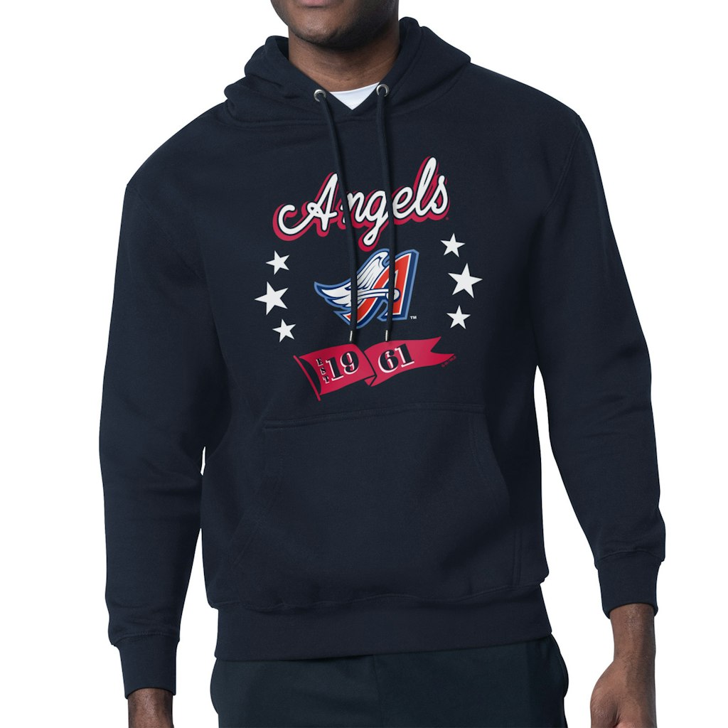 Starter Los Angeles Angels Banner Pullover Hoodie: $52.49