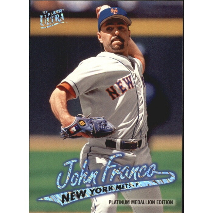 1997 Ultra Platinum Medallion John Franco Baseball Card: $10.80 1997 Ultra Platinum Medallion John Franco Baseball Card: $10.80