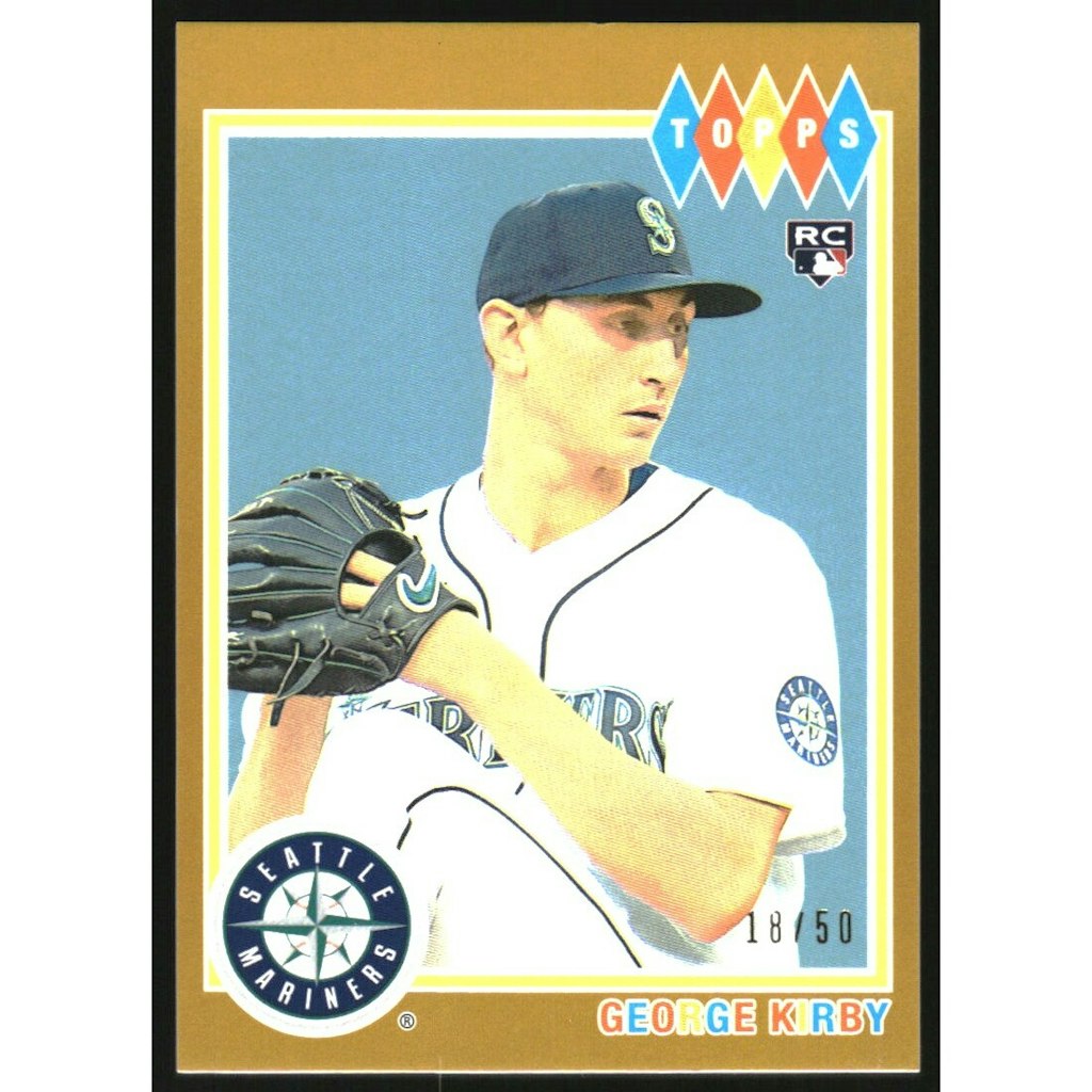 2022 Topps Brooklyn Collection George Kirby Gold Card: $30 2022 Topps Brooklyn Collection George Kirby Gold Card: $30