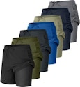 Men's 2-in-1 Gym Running Shorts w/ Compression Liner 5-Pack for $25 + free shipping w/ Prime
