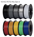 Kingroon PETG 1.75mm 3D Printer Filament 10-Pack for $60 + free shipping