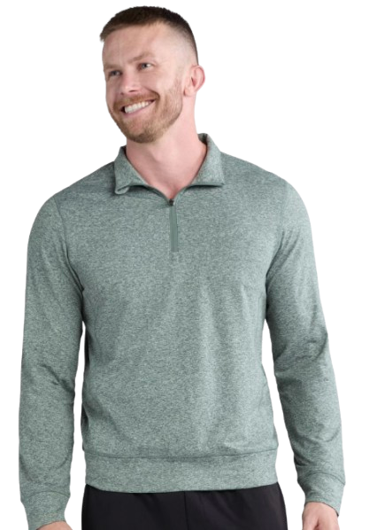 Athletic Works Men's ButterCore Quarter-Zip Pullover: $4.37