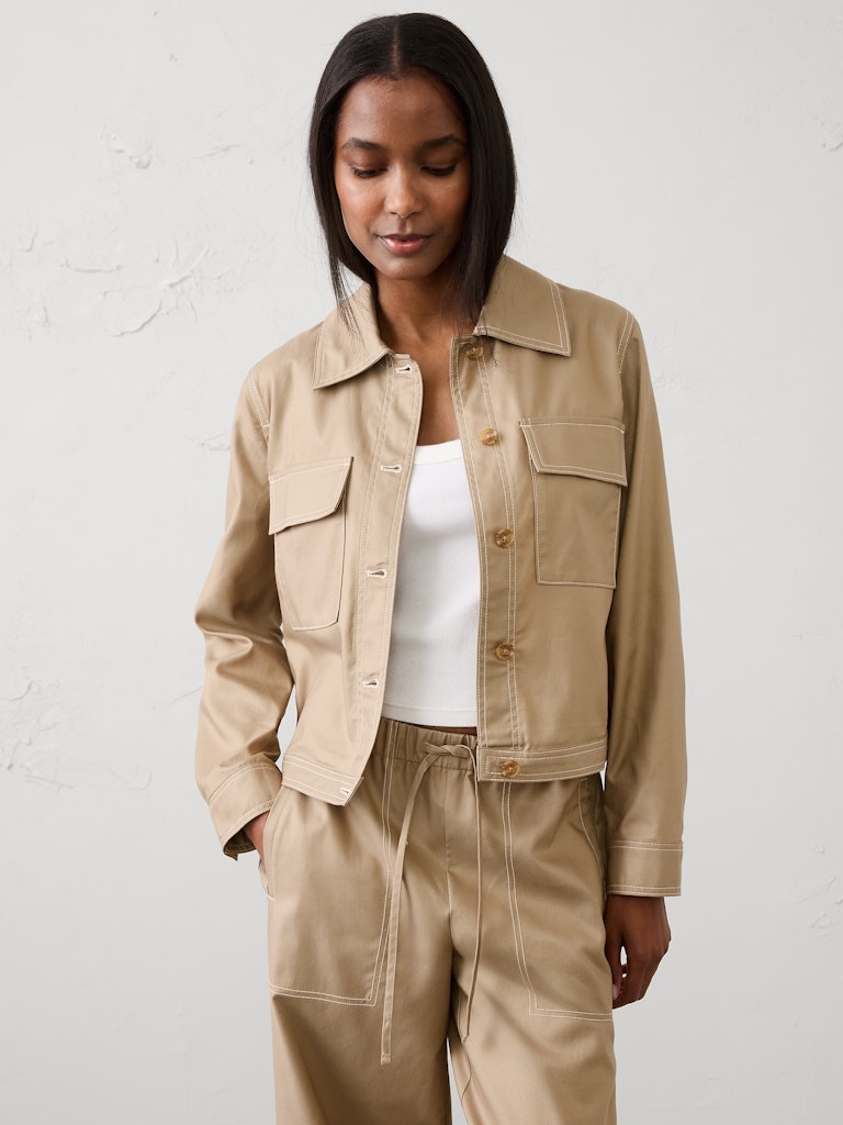 Twill Jacket: $48 Twill Jacket: $48